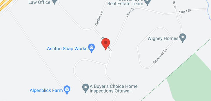 map of 6 CANADIAN DRIVE
